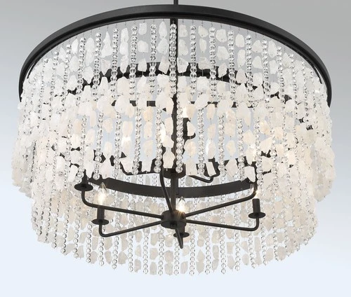 Minka Lavery 6706 Shimmering Elegance 9 Light 36"W Crystal - Sand Coal - Picture 12 of 12