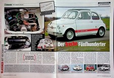 Auto Bild Klassik 06/2011 Tips für Fiat 500 Abarth 595 SS mit 32PS Gebrauchtwage