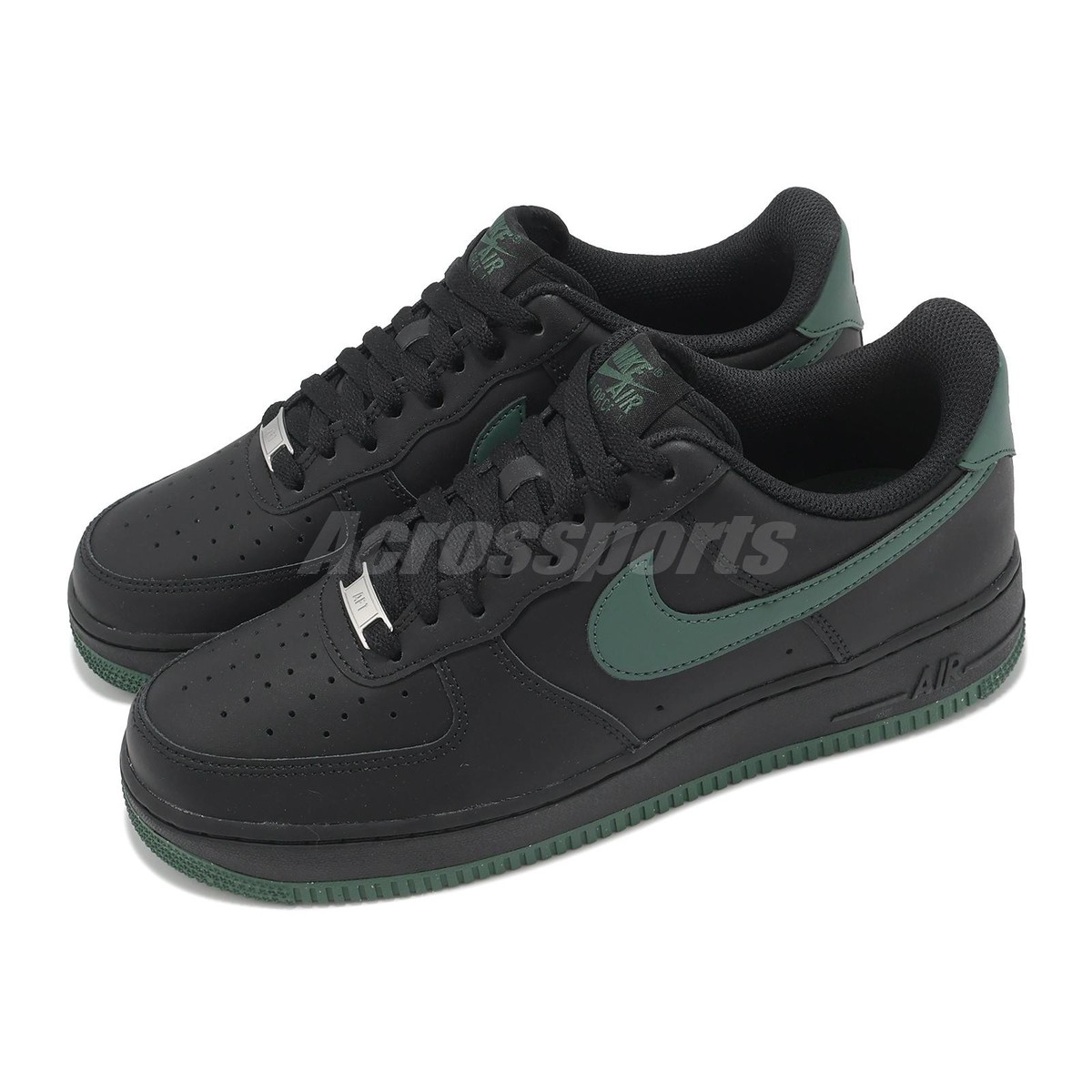 Nike Air Force 1 ブラック/グリーン Nike Air Force 1 07 AF1 Black Vintage Green Men Casual Shoes