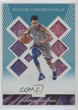 2018-19 Panini Status Rookie Credentials Aqua Landry Shamet #35 y0i