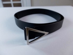 BOTTEGA VENETA ブラックベルト　トライアングル Bottega Veneta Triangle Belt | eBay