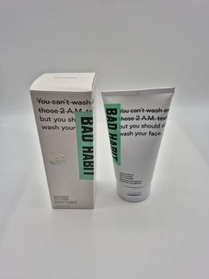 Bad Habit Wake Things Up Matcha & Mint Daily Cleanser 5 oz/ 150 mL New in Box