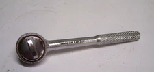 VINTAGE THORSEN 1/4" DRIVE OPEN STYLE RATCHET #77M, 4-1/2" LONG, MADE IN U.S.A.