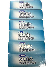 WOW 6 GENUINE Oral-B Sonic COMPLETE Toothbrush Heads  FAST FREE SHIP 