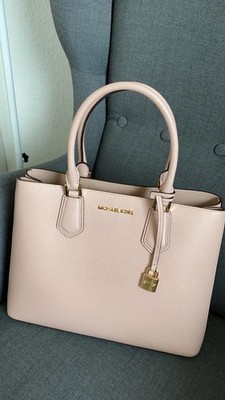 große Michael Kors Handtasche rose Tasche Shopper 
