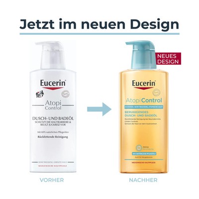 EUCERIN AtopiControl Dusch- und Badeöl 400 ml PZN 08454775