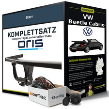 Anhängerkupplung ORIS starr für VW Beetle Cabrio +E-Satz NEU ABE inkl. EBA