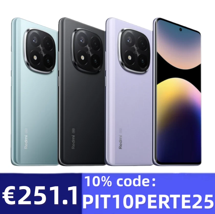 Xiaomi Redmi Note 14 Pro Plus 5G Smartphone 8GB 256GB 6.67" 200MP 120W 5510mAh