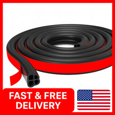 Car Door Seal Strip Automotive Weather Stripping 32.8ft Rubber Double Layer Car Door Seal Strip Automotive Weather Stripping 32.8ft Rubber Double Layer