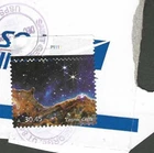 stkbox USA cosmic cliffs space express used scott# 5828 rare imprint