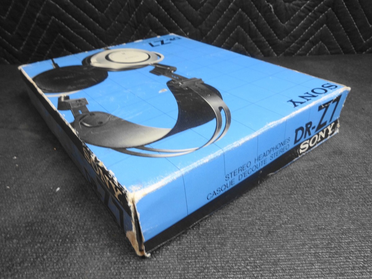 BOX & Manual ONLY for Vintage Rare Sony DR-Z7 Stereo Headphones