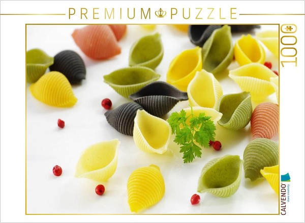 Calvendo Puzzle Delicate Pasta Creation | 1000 Pieces, Finished Size 25.2 × 18.9-image