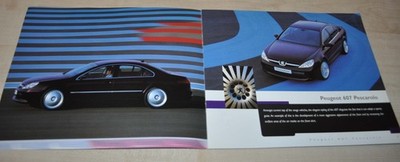 【カタログ】PEUGEOT 406&607 Peugeot 607 Pescarolo Concept Car Brochure Prospekt Prospectus | eBay