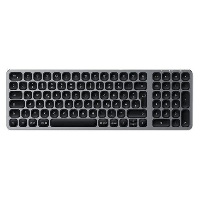 Satechi Aluminium BT Backlit Keyboard Slim German space gray Kabellose Tastatur