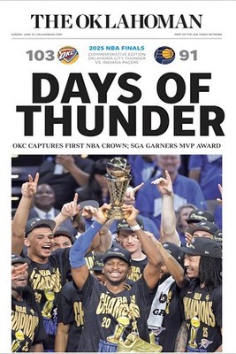 Oklahoma City Thunder 2025 NBA Finals Champions Days of Thunder RP