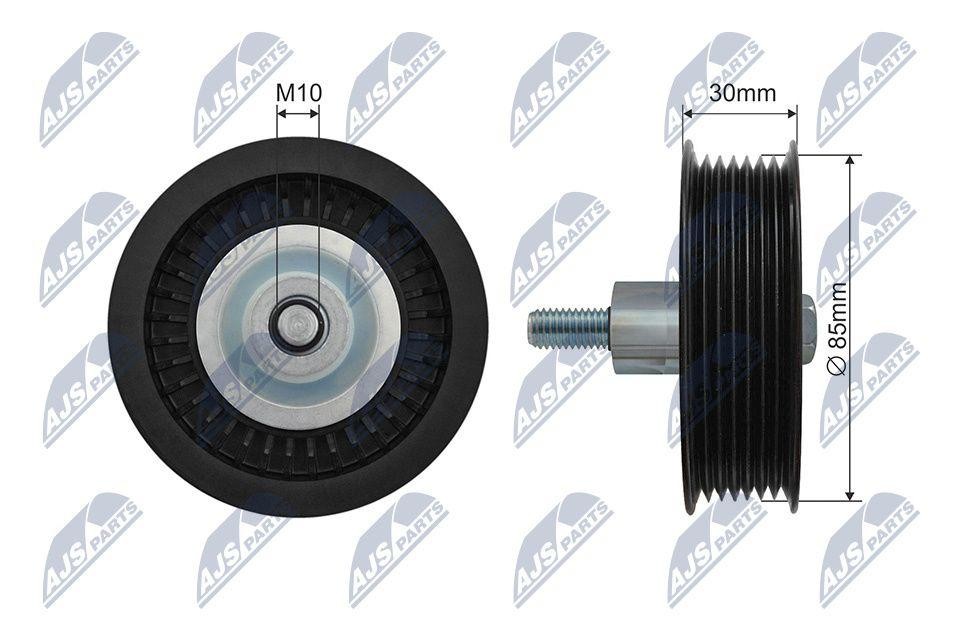 Nty Pulley Idler V-Belt For Ford Ranger Transit Tourneo Transit 07 - Image 3