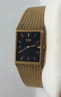 🌑🌕Super Luxury Vintage Rectangular Tank SEIKO Men’s Watch Date 90s🌕🌑