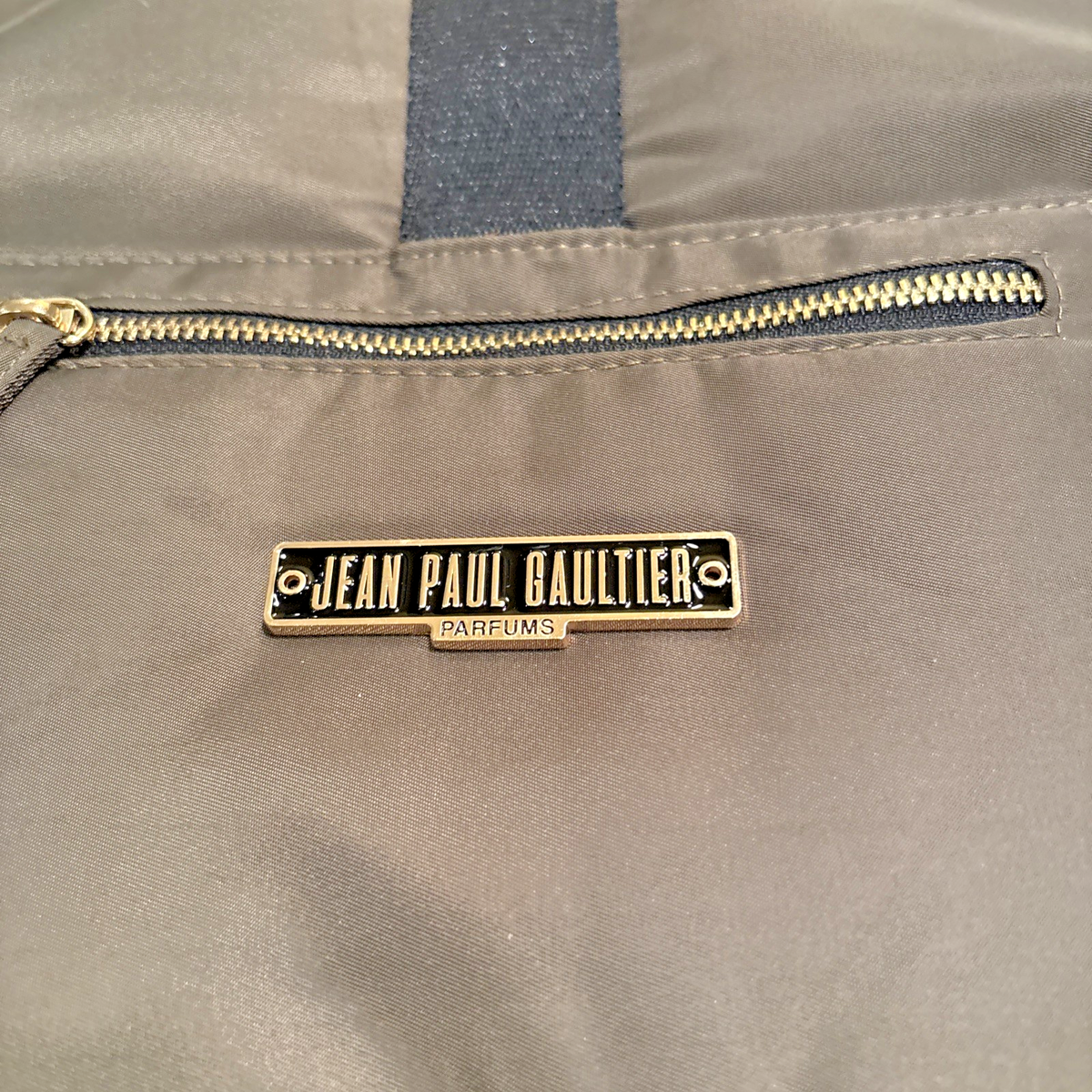 Jean Paul Gaultier Backpack Army Green Nylon Roll Top Foldover