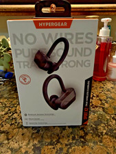 HyperGear Sport X2 True Wireless Bluetooth Ear-hook Earbuds Sweat-Proof Black