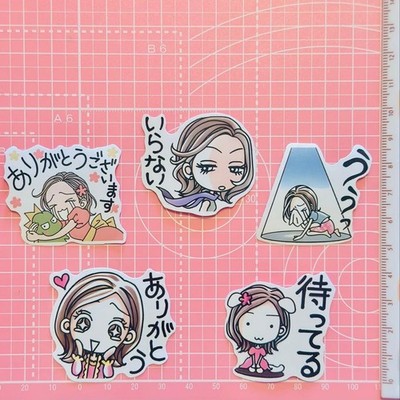 NANA Yazawa Ai Exhibition Chibi Nana Ichinose 5 stickers