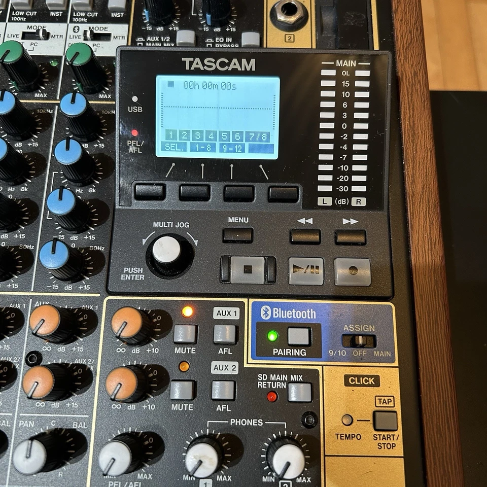 Tascam Model 12 Mixer | Open Box, Unused, Mint Condition | Fast Shipping - Image 4 of 4