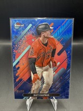 2025 Topps Finest Matt Chapman #263 Blue /99 RARE Base 1st On Print Giants
