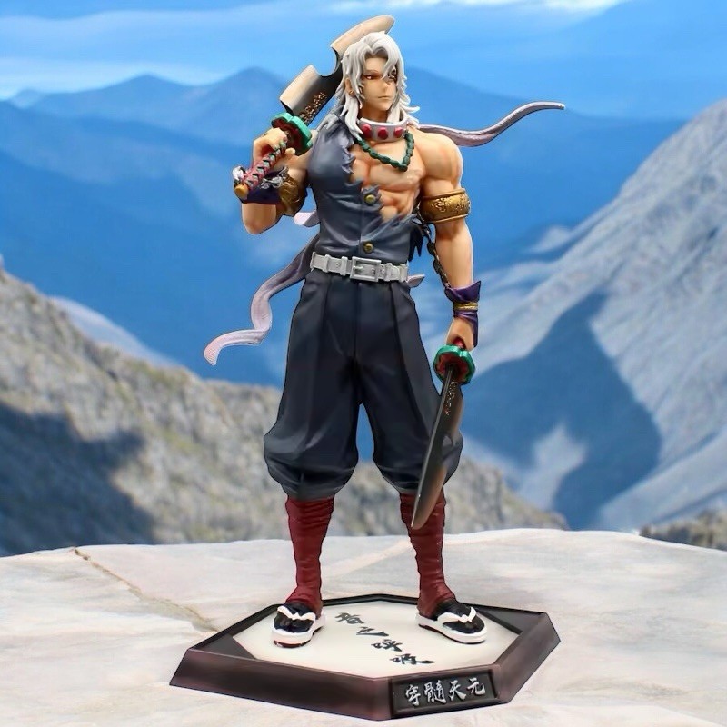 Statue Tengen Uzui Demon Slayer - Figurine Collector 27cm aux Finitions Premium