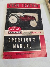 Vintage 1952 Ford Tractor Model 8n Owners Operators Manual Vintage 1952 Ford Tractor Model 8n Owners Operators Manual