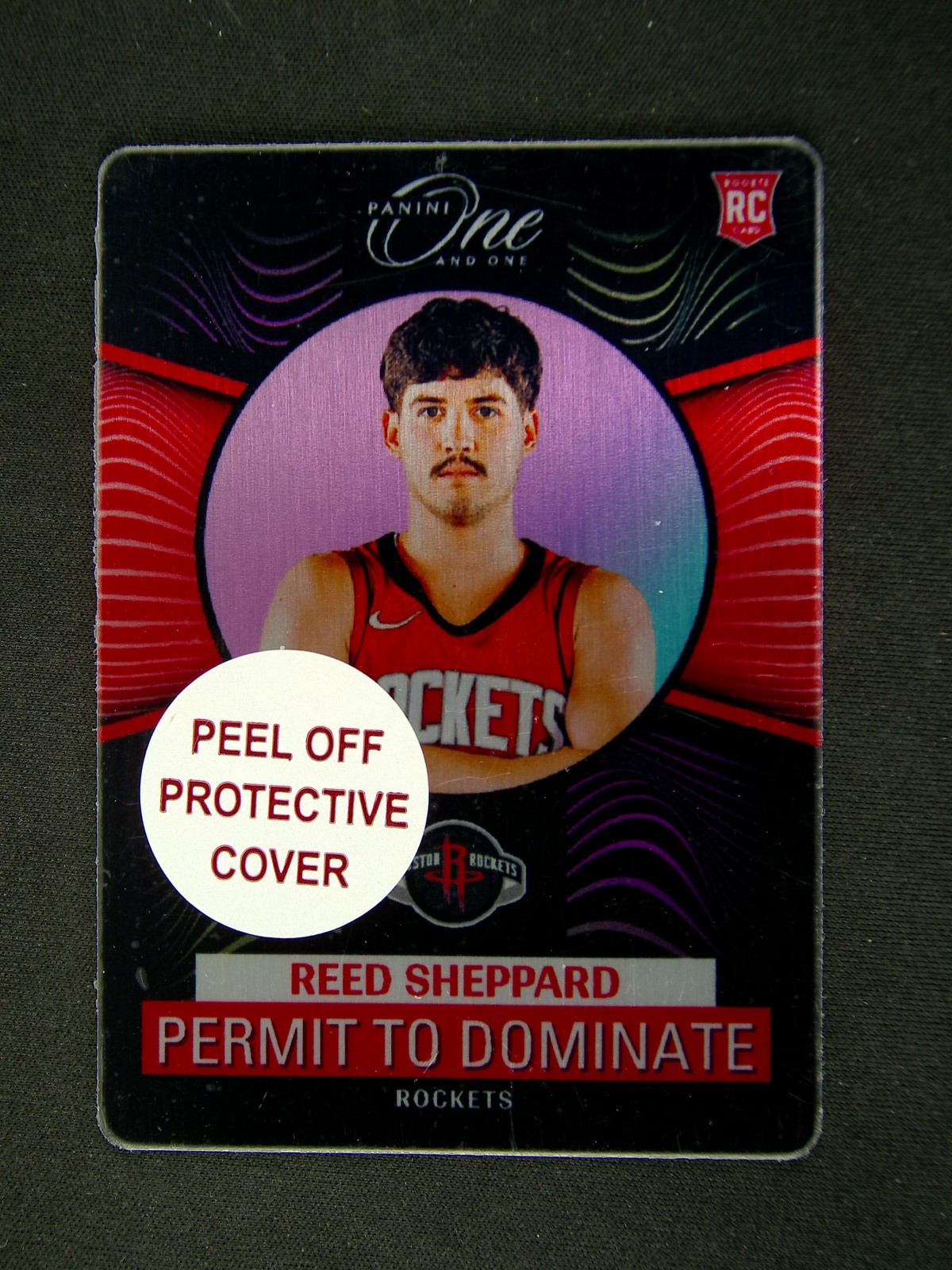 2024-25 Panini One And One Reed Sheppard #10 RC Rookie Permit To Dominate SSP