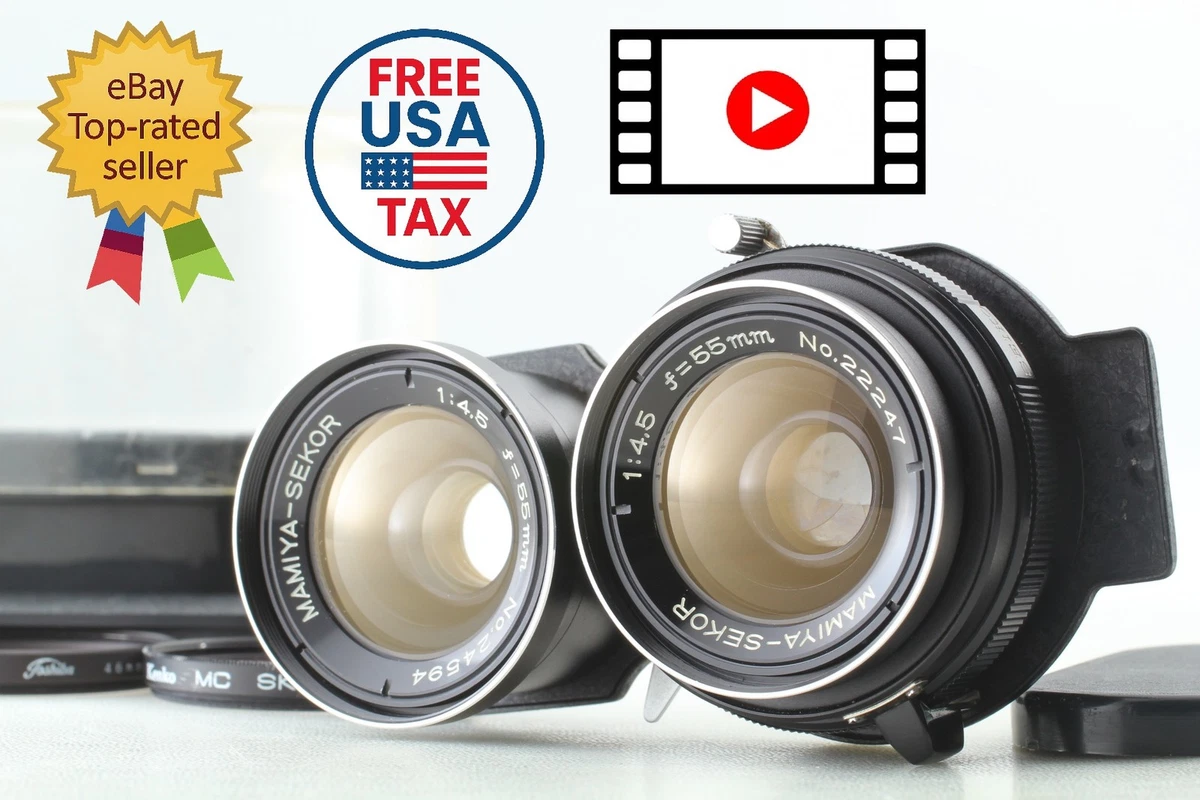Mamiya f/4.5 55mm Focal Camera Lenses for sale | eBay