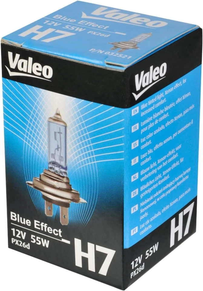 Valeo H7 Ampoule Halogène 55W - Lumière Bleu 6000K pour Améliorer la Visibilité - Photo 2/3