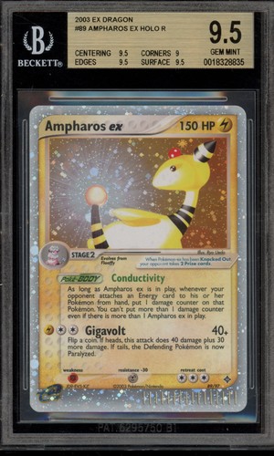Ampharos ex graded BGS 9.5 for sale on eBay