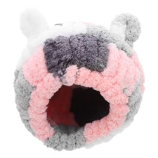  Bird Bed For Cage - Winter Warm Cozy Coral Fleece Parrots Nest Bed House -