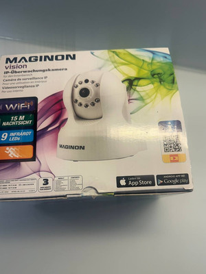 Maginon IP-Überwachungskamera WiFi Innen 9 IR-LEDs Pan/Tilt gebraucht