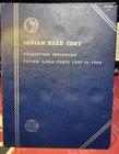 1883 - 1906 Indian Head Penny 1 Cent 10 Coin Lot In Whitman Tri-Folder
