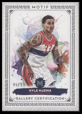 2023-24 Topps Motif Kyle Kuzma #64 SN #/99 Washington Wizards
