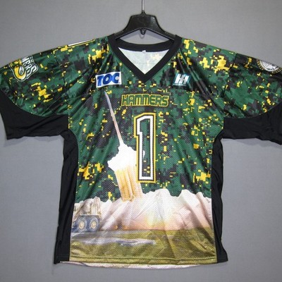 Alabama Hammers Indoor Football Team #1 Jersey Huntsville, AL XL