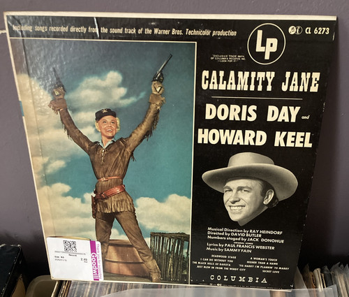 Calamity Jane Doris Day Howard Keel Musical Columbia CL 6273 10" LP ~1950 EX VG+