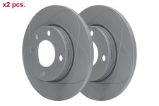 X2 PCS FRONT BRAKE DISC ROTORS SET L&R SIDES 24.0312-0106.1 ATE I