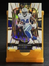 Panini Select Football Premier Prizm #198 Miles Sanders | Cowboys /799 | 2025