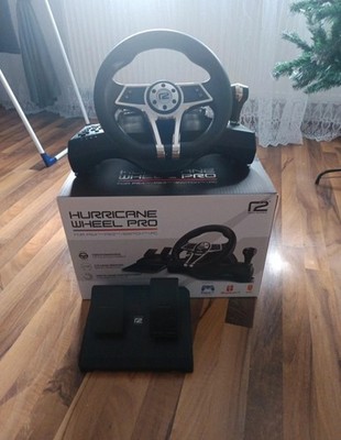 READY 2 GAMING HURRICANE WHEEL PRO für PC, PS3, PS4, Switch Lenkrad mit Pedalen