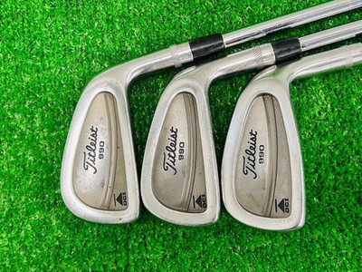 Titleist DCI 990 Eisensatz 3,5,8,9 + PW RH Dynamic Gold S200 Stahlschaft EL7297