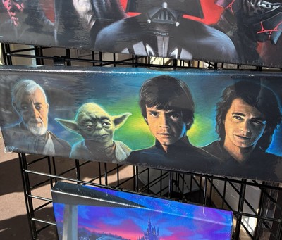 2026 Disney Epcot Festival Of The Arts Rob Kaz Light Side Star Wars Gallery Wrap