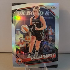 2025 Panini Prizm WNBA Marina Mabrey #18 Silver Prizm Connecticut Sun
