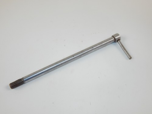 1973 CZ 125 250 400 FRONT WHEEL SPINDLE AXLE OVERALL L=241mm D=12mm 968-51-513 - Picture 5 of 5