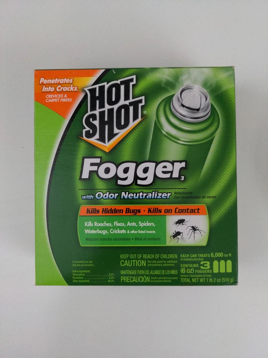 Hot Shot Fogger With Odor Neutralizer, Cans 2oz Insect, 49 OFF