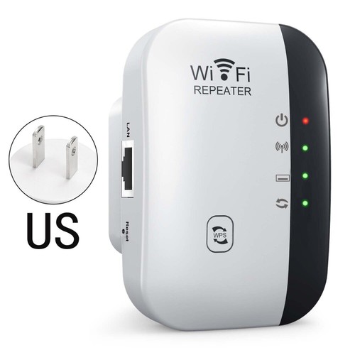 300Mbps WiFi Signal Booster US/EU/AU/UK WIFI Repeater Office - Photo 7/16