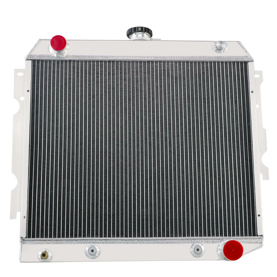 4-Row Radiator+Shroud+Fan Relay For 1968-1972 Dodge Charger Plymouth Barracuda Foto 4 de 4