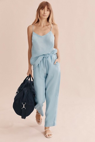 French LINEN Relaxed Linen Pants 