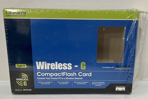 Open Box Linksys Wireless-G Compact Flash Card Wi-Fi 2.4 GHz 802.11G (WCF54G)🔥 - 第 3/9 張圖片